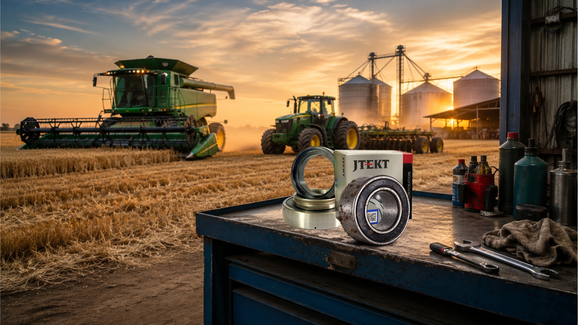 Agricultural Bearings that help reduce Harvest Season Downtime